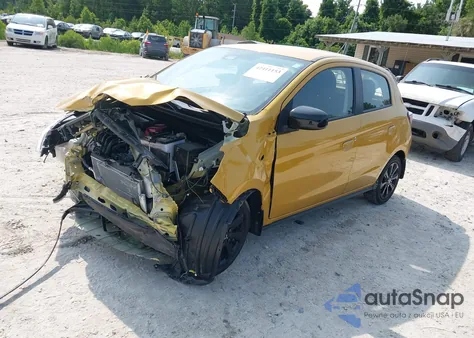 2022 Mitsubishi Mirage Black Edition from USA, damaged, VIN ML32AWHJ9NH006106